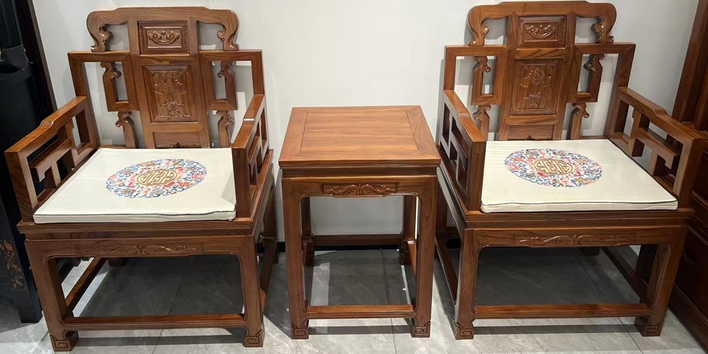 牛头太师椅三件套