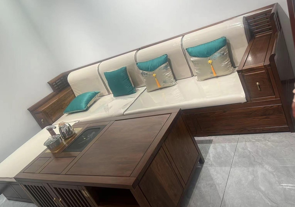 3.6米箱体转角沙发