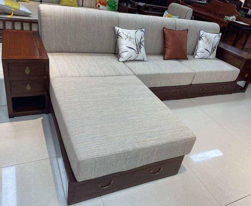 3.3米抽屉转角沙发