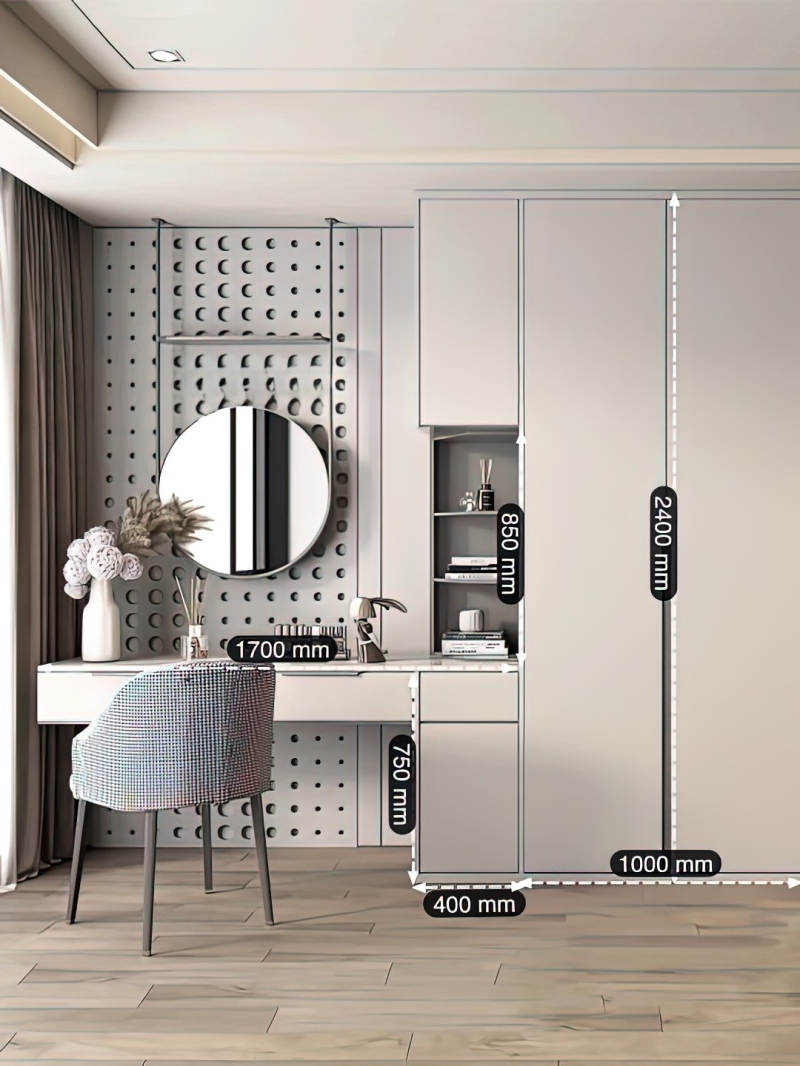 64衣柜-背景墙尺寸