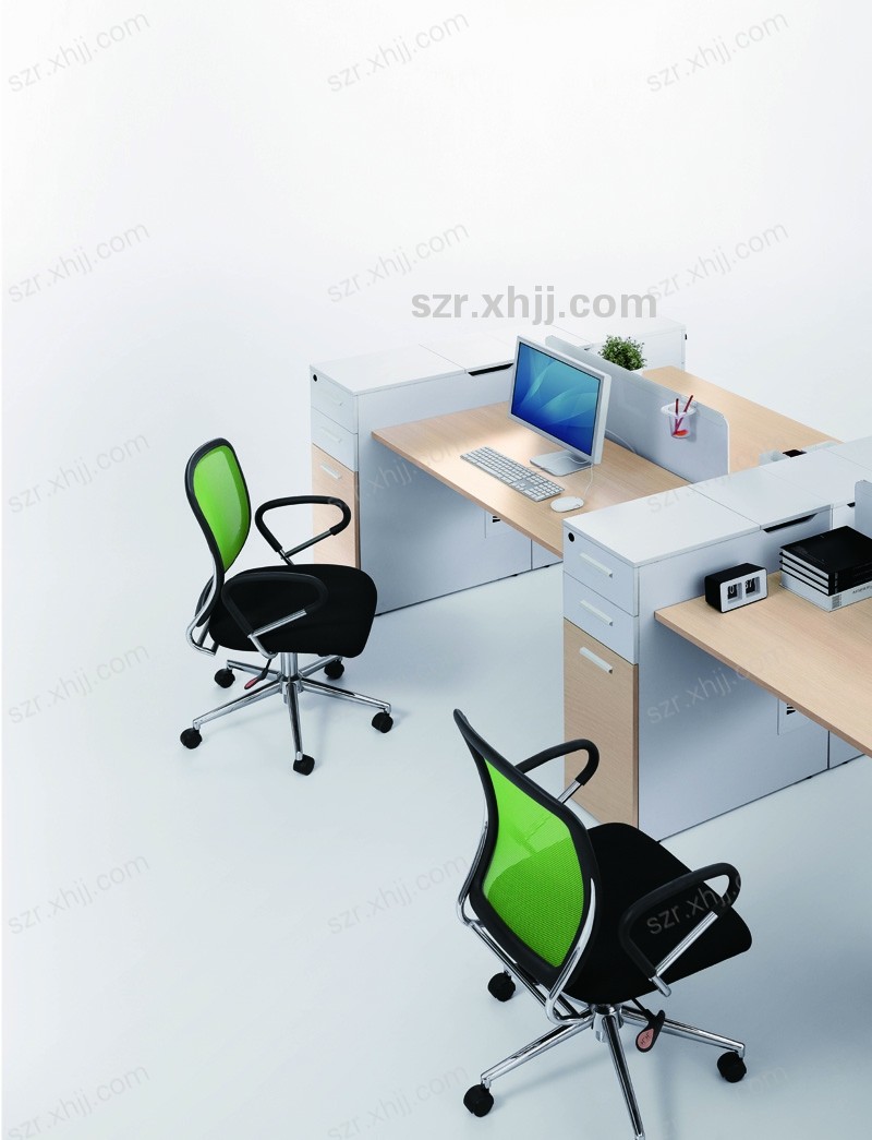 香河六人位屏风隔断办公桌